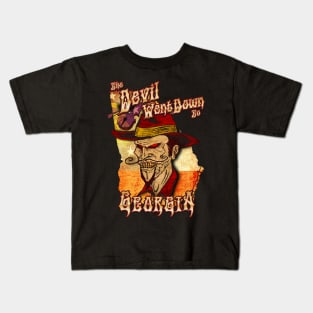 Devil Went Down To Georgia Kids T-Shirt